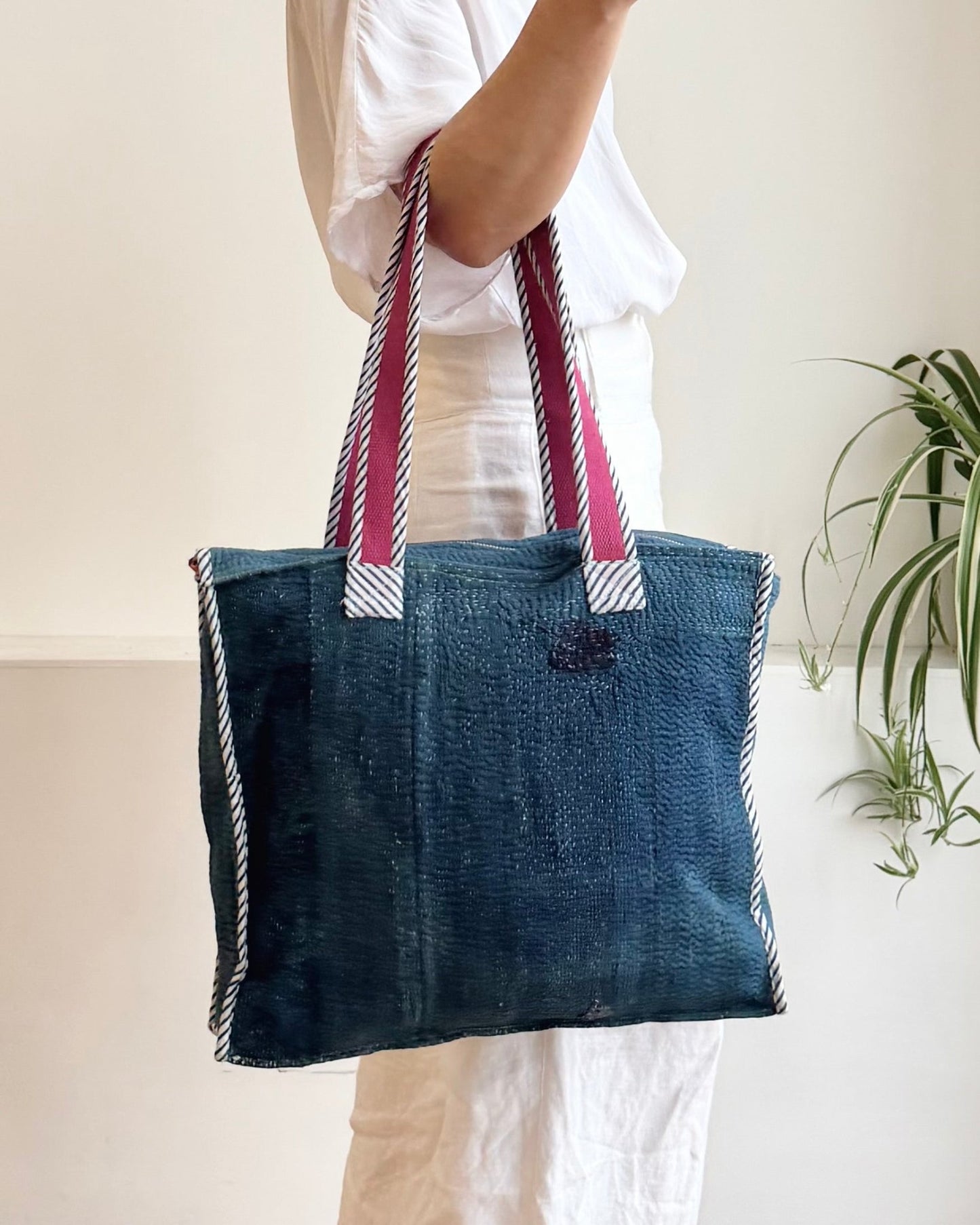 Vintage Kantha Tote Bag 06 - Biggs & Hill