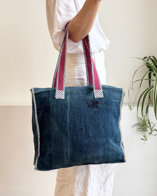Vintage Kantha Tote Bag 06 - Biggs & Hill