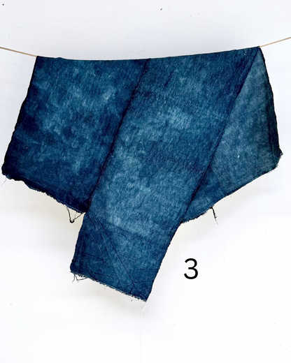 Vintage Handloom Indigo Cotton from Laos