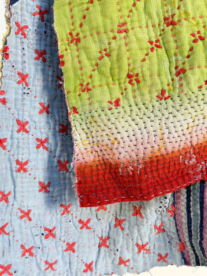 Kantha Fabric Piece 27 - Biggs & Hill