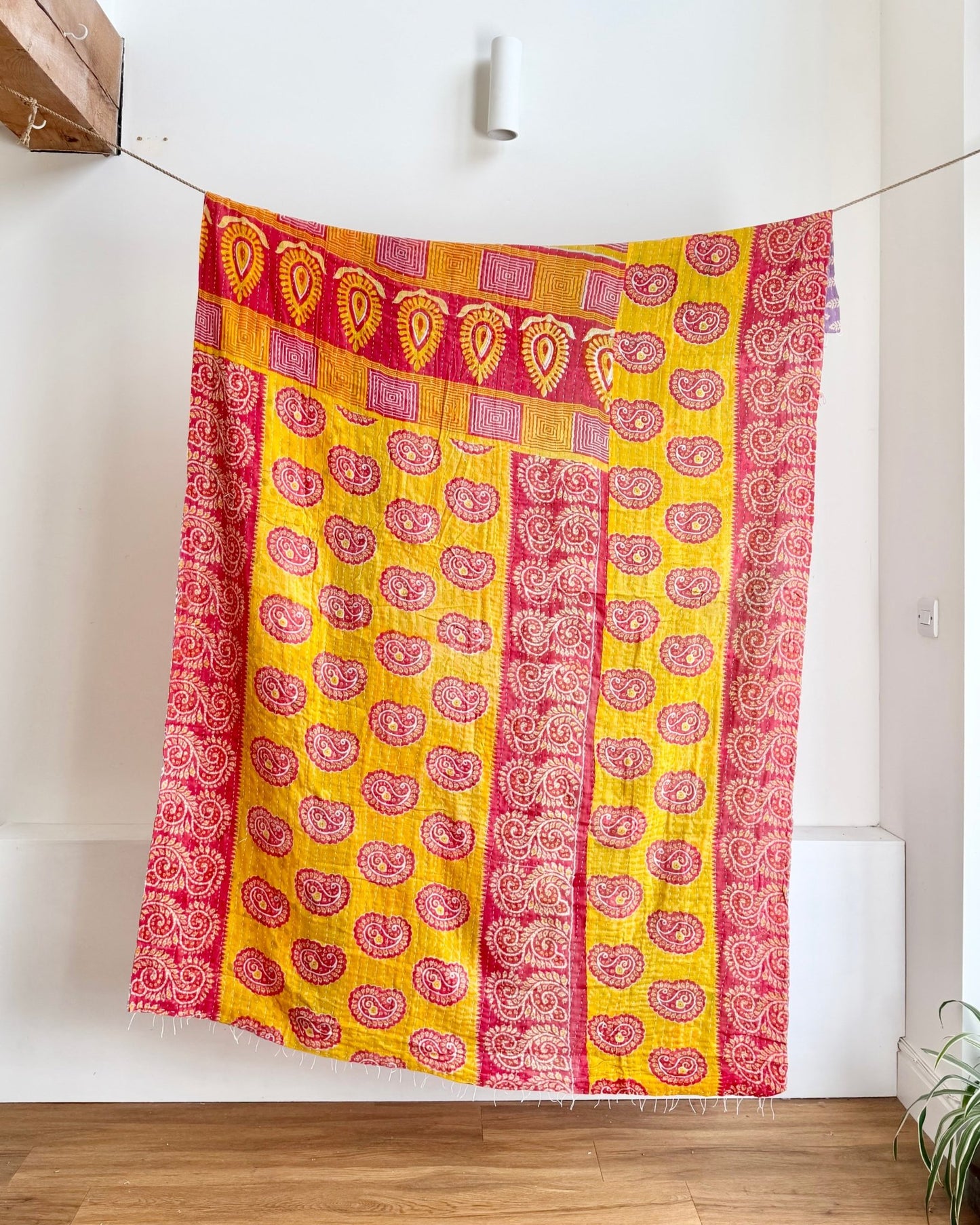 Vintage Sari Kantha Quilt 4 - Biggs & Hill
