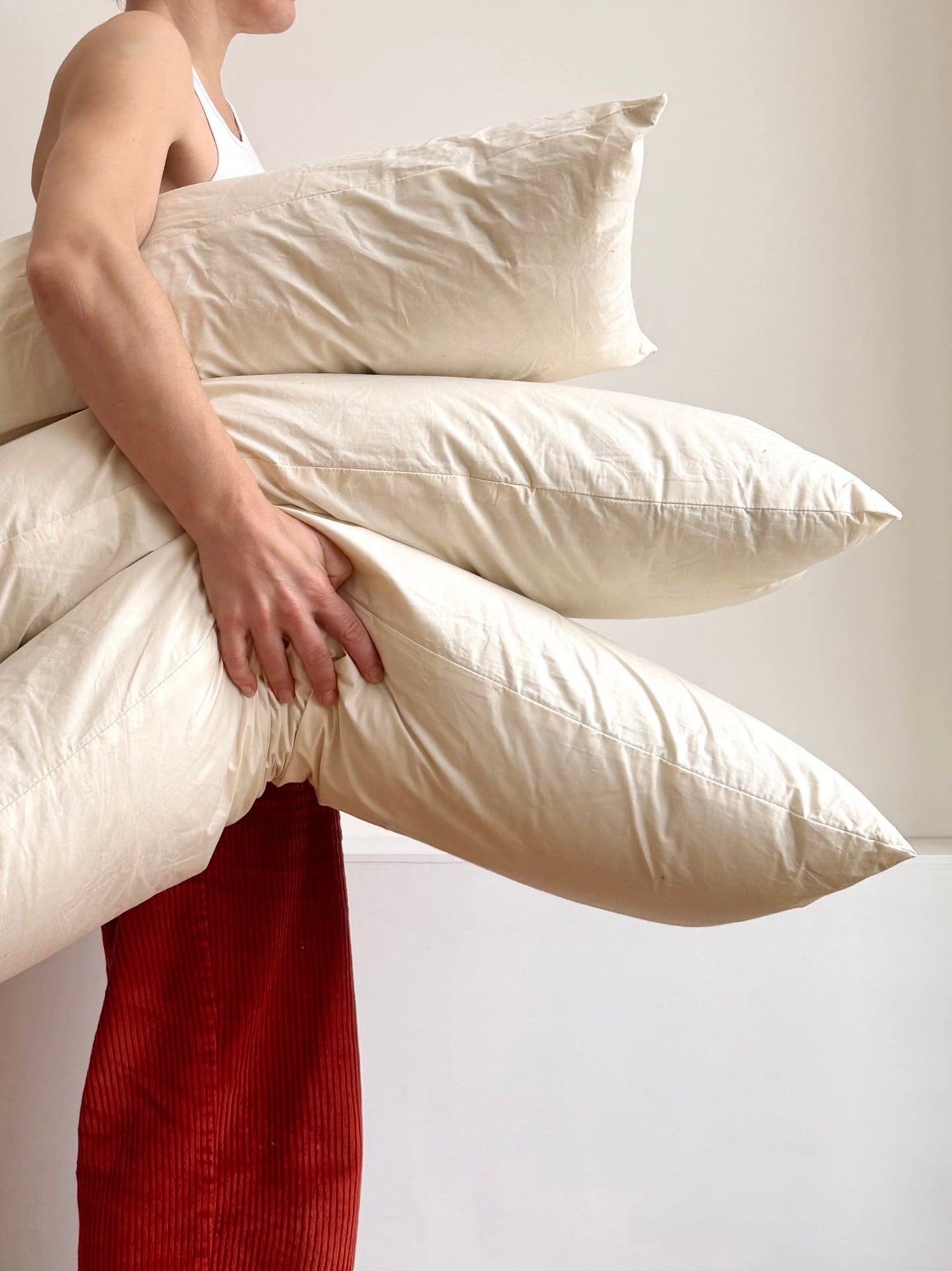 Wool Bolster Insert 35 x 100cm - Biggs & Hill