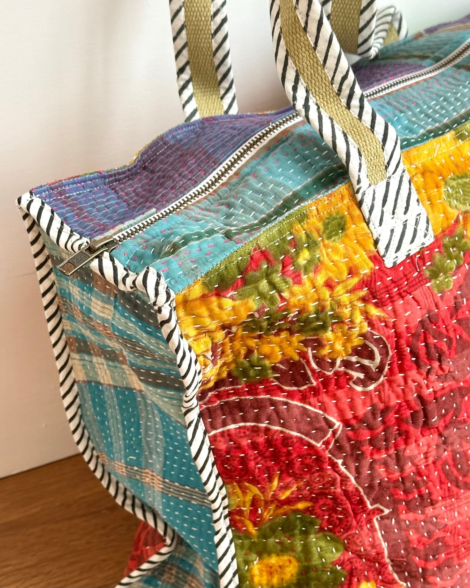 Vintage Kantha Tote Bag 05 - Biggs & Hill