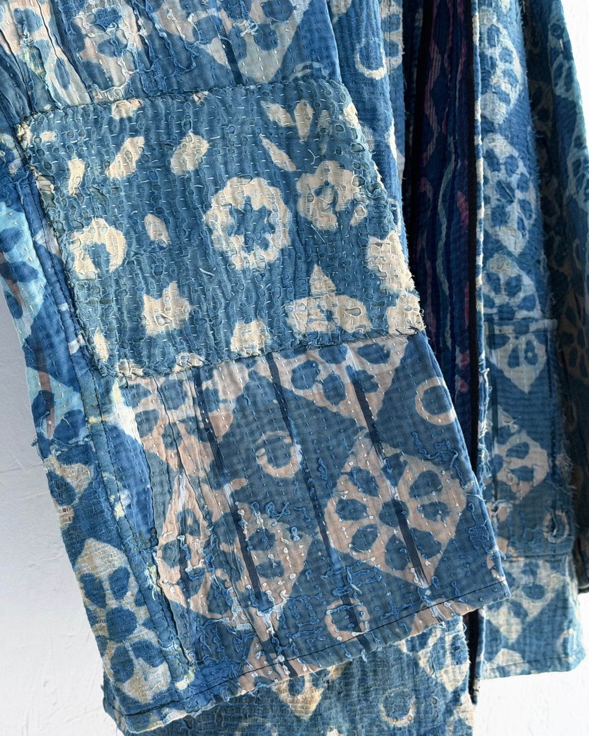 Índigo Printed Kantha Jacket