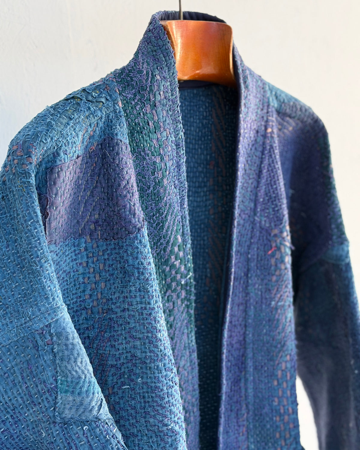 Índigo Printed Kantha Jacket