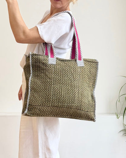 Vintage Kantha Tote Bag 04 - Biggs & Hill