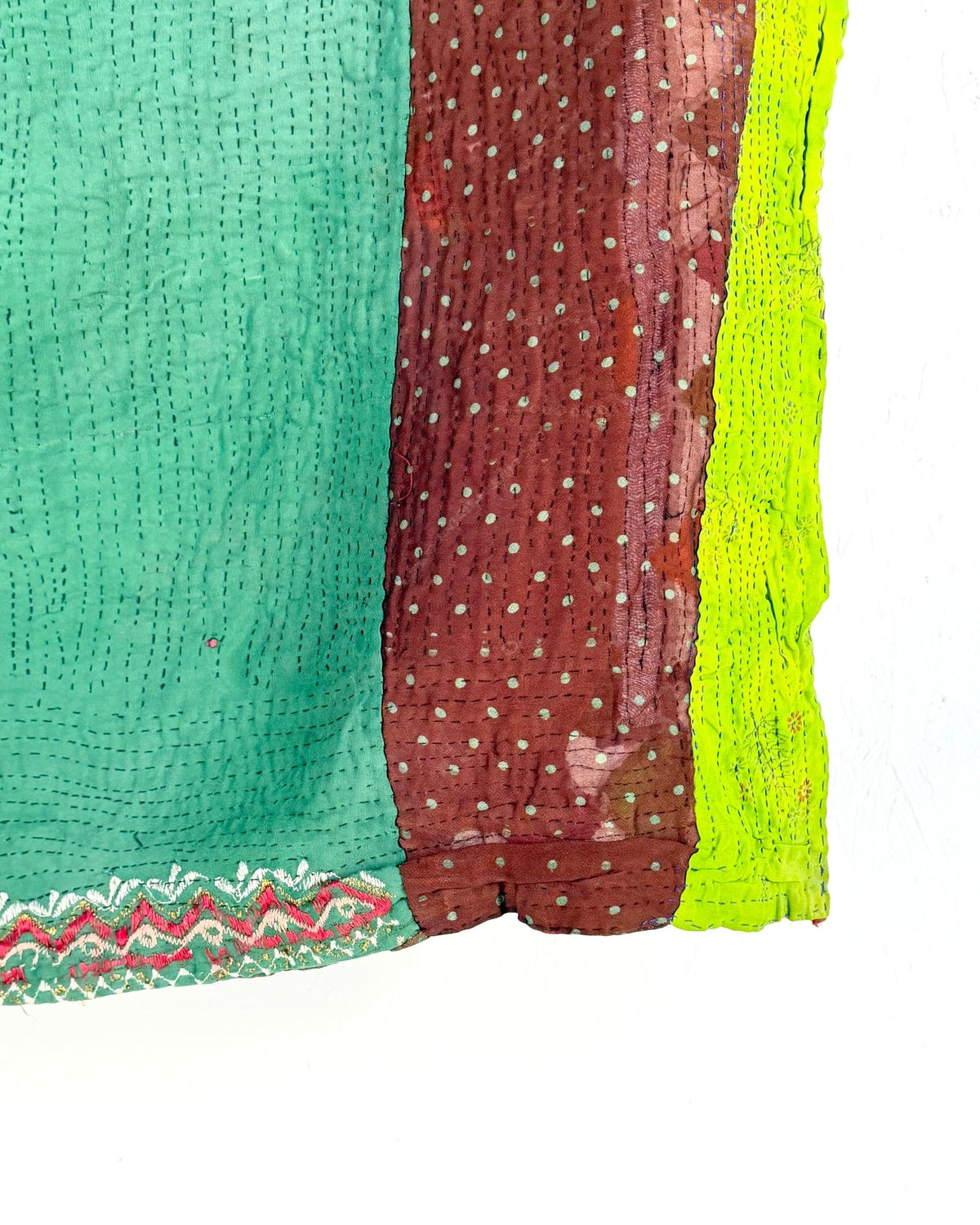 Small Ralli Quilt In Geometric Patchwork - Biggs & Hill