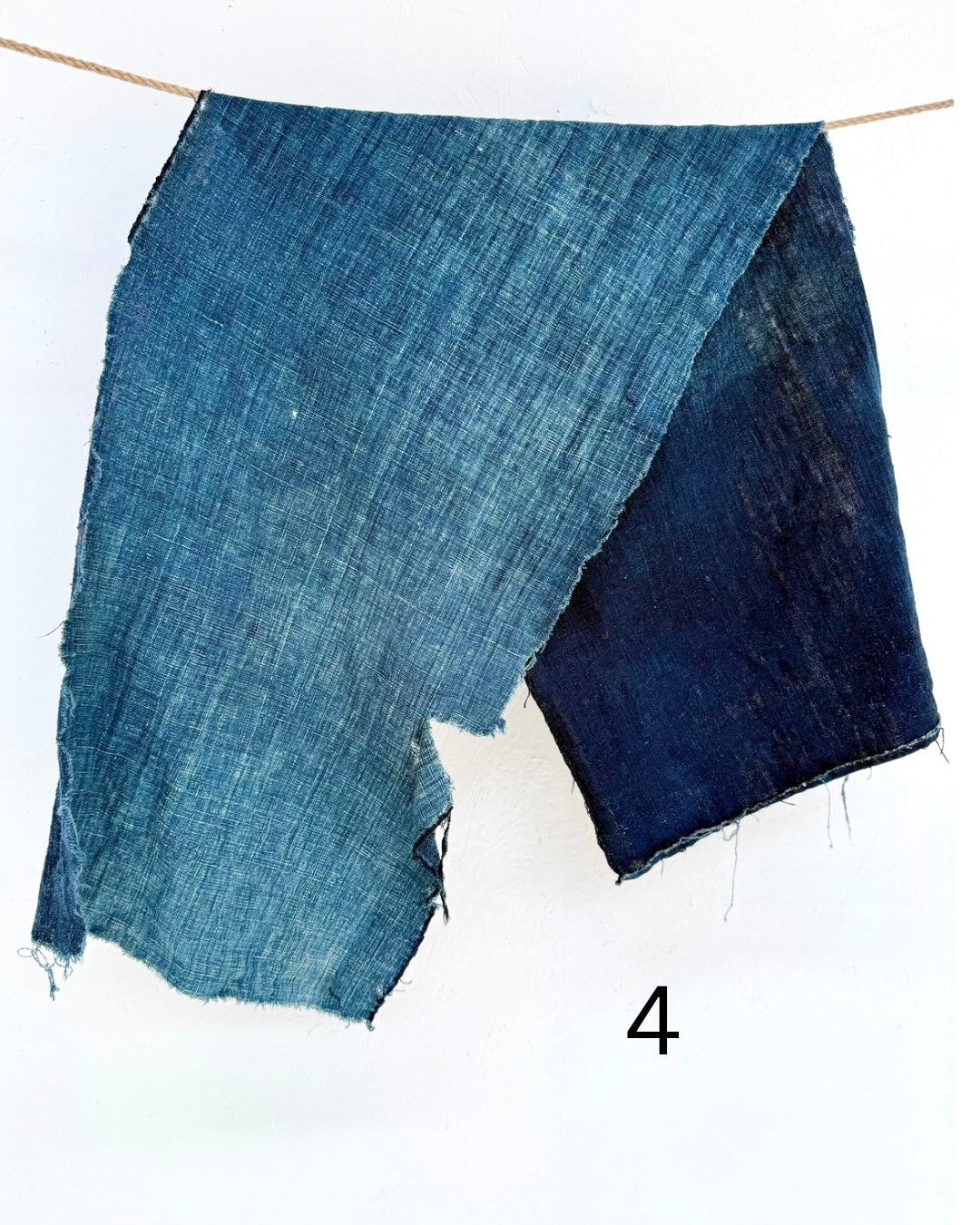Vintage Handloom Indigo Cotton from Laos