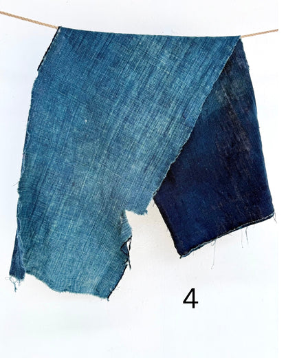 Vintage Handloom Indigo Cotton from Laos