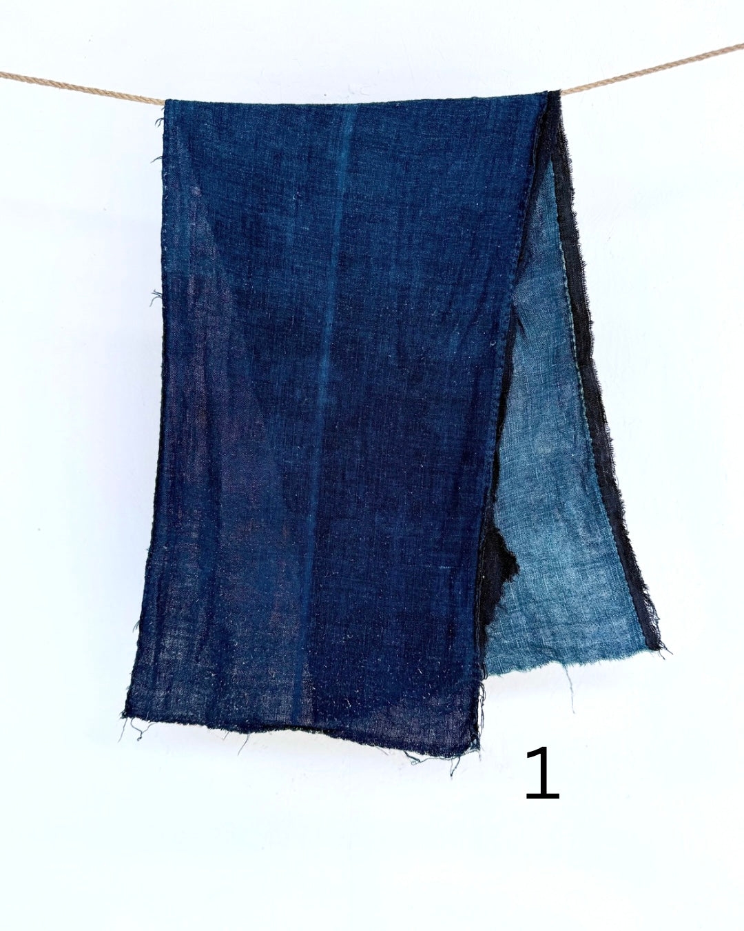 Vintage Handloom Indigo Cotton from Laos