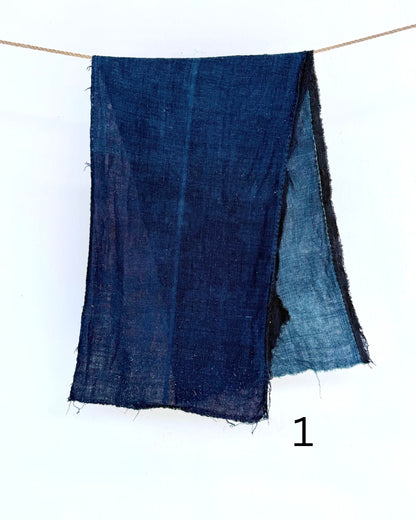 Vintage Handloom Indigo Cotton from Laos
