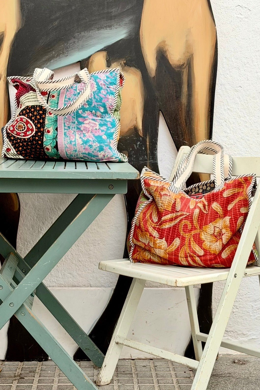 Vintage Kantha Tote Bag 05 - Biggs & Hill