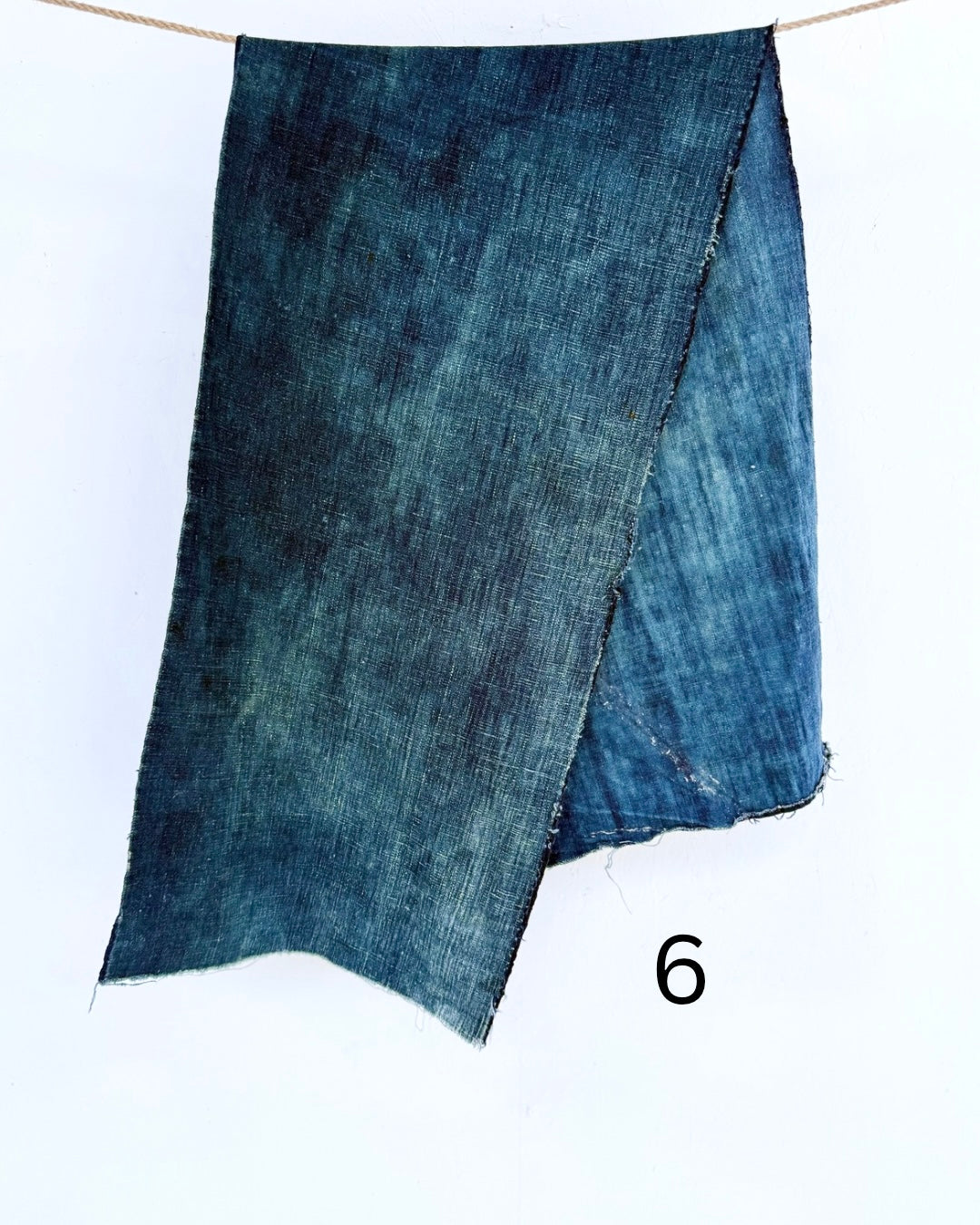 Vintage Handloom Indigo Cotton from Laos