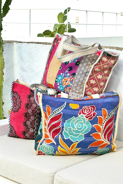 Vintage Kantha Tote Bag 06 - Biggs & Hill