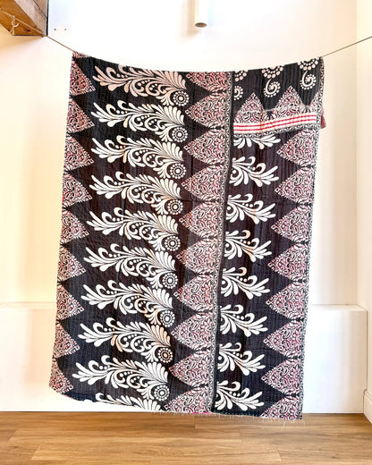 Sari Fabric Kantha Quilt 31 - Biggs & Hill