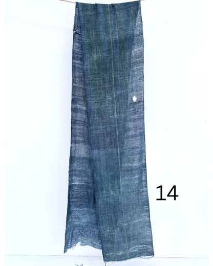 Vintage Handloom Indigo Cotton from Laos