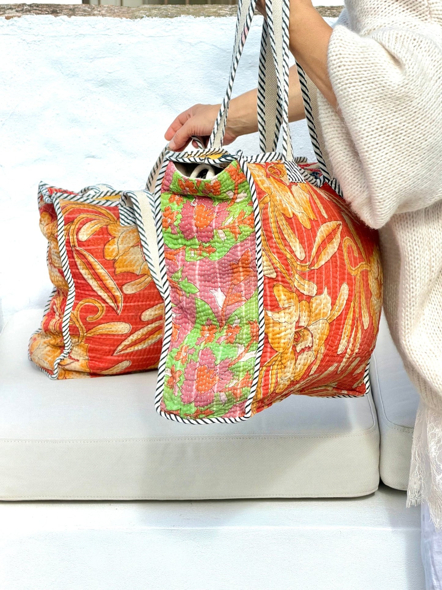 Vintage Kantha Tote Bag 05 - Biggs & Hill