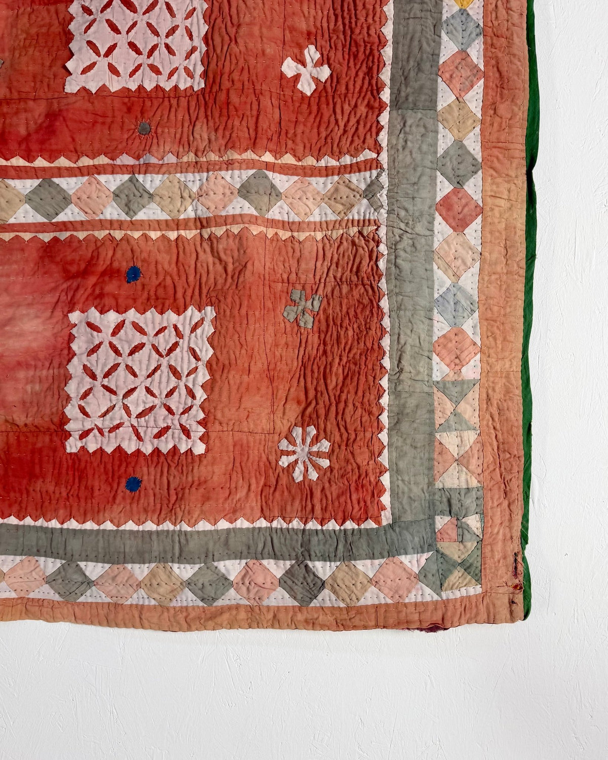 Large Ralli Quilt In Pastel Patchwork - Biggs & Hill