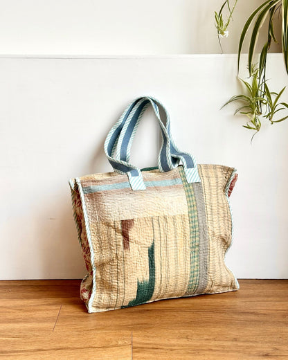Vintage Kantha Tote Bag 13 - Biggs & Hill