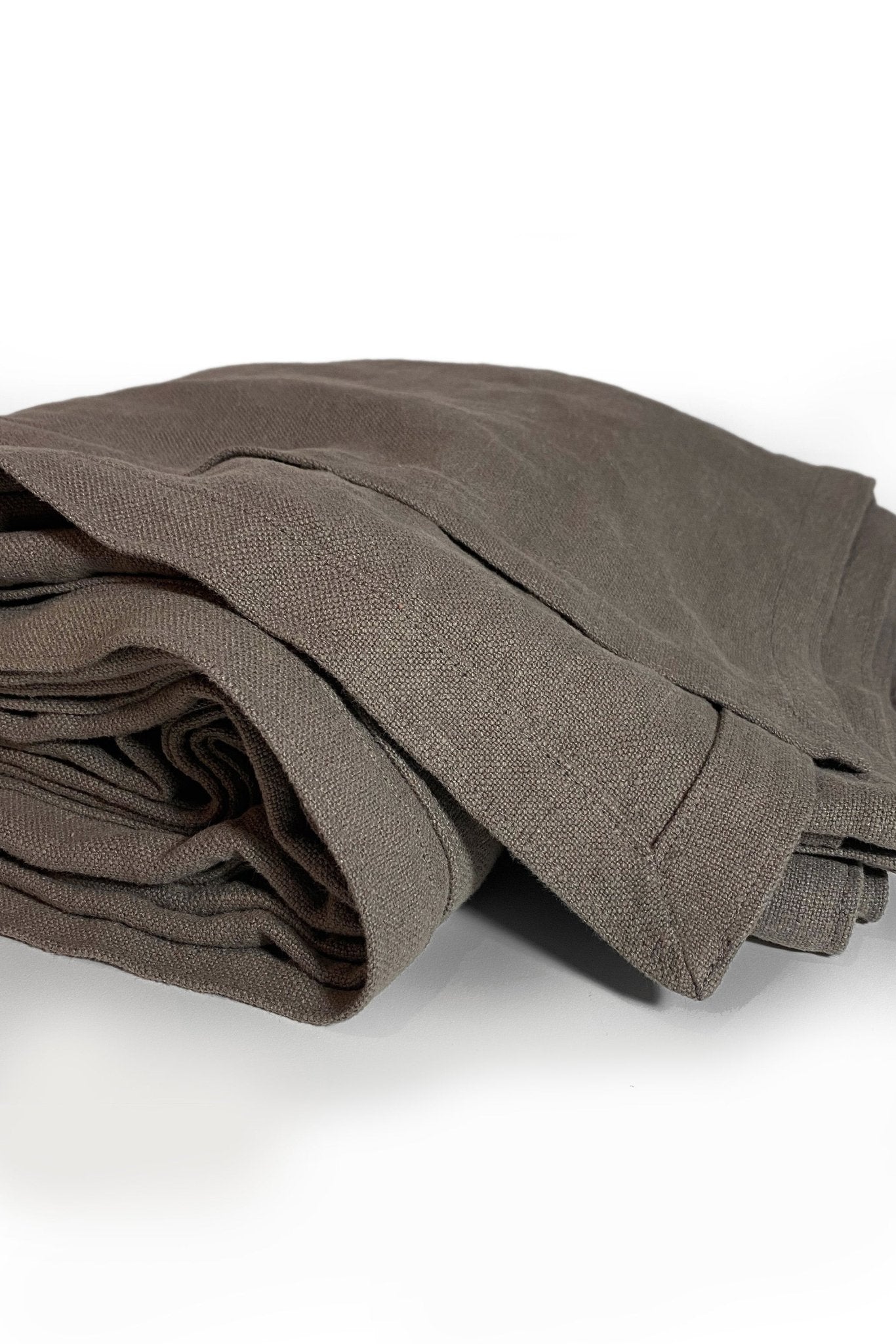 Utility Bed Throw Stonewashed Linen Blanket in Smoke Grey - Biggs & Hill - Blanket - Bedspread - blanket - charcoal