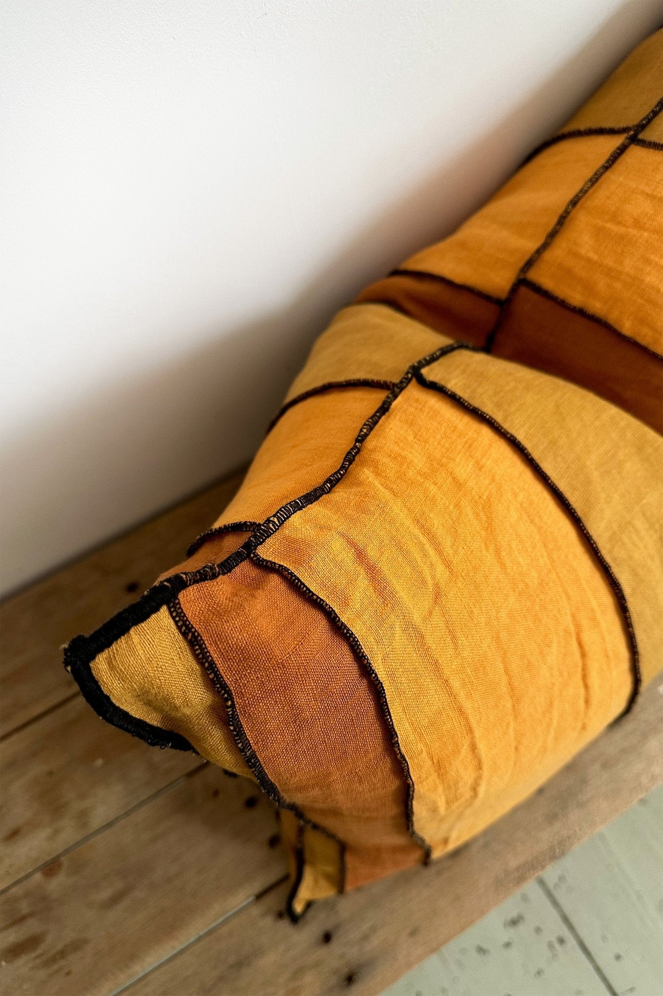 Sunset Stripe Linen Rectangular Lumbar Cushion - Biggs & Hill - Cushion Covers - 16 inch - 40cm - 60cm